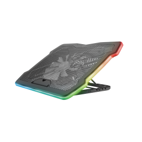Stand racire Laptop Trust GXT 1126 Aura Multicolour-illuminated, negru TRUST - 1